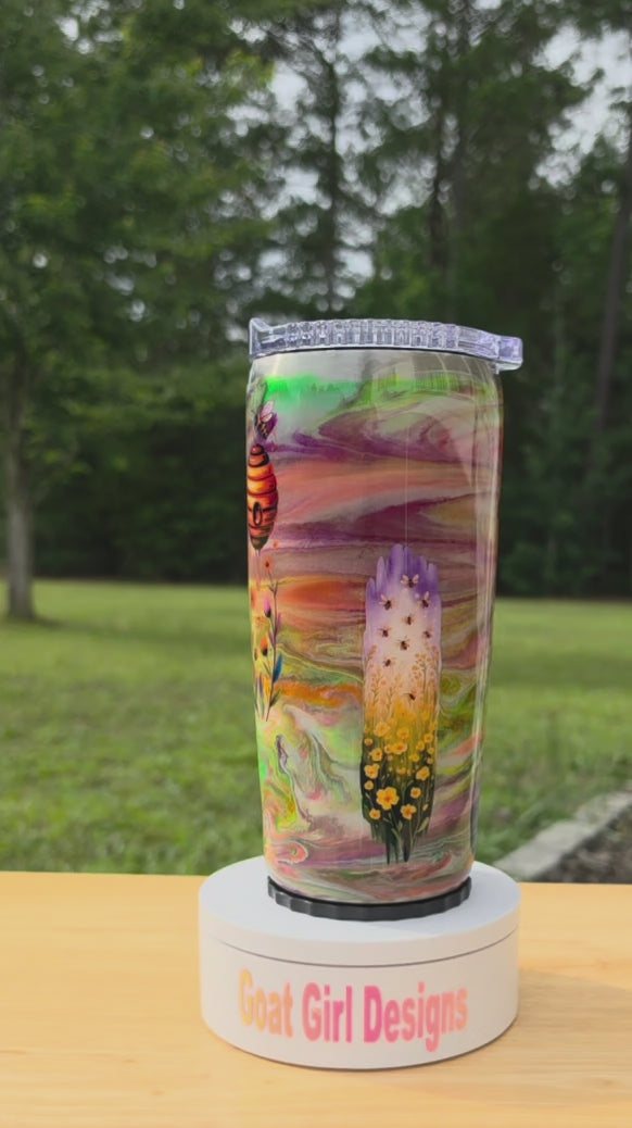 20 oz Strawbler