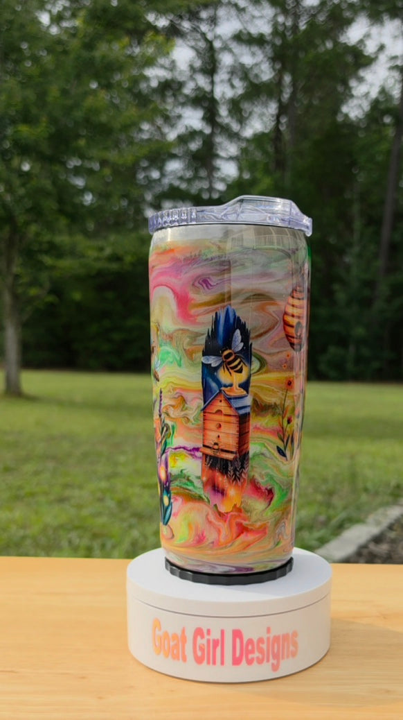 20 oz Strawbler