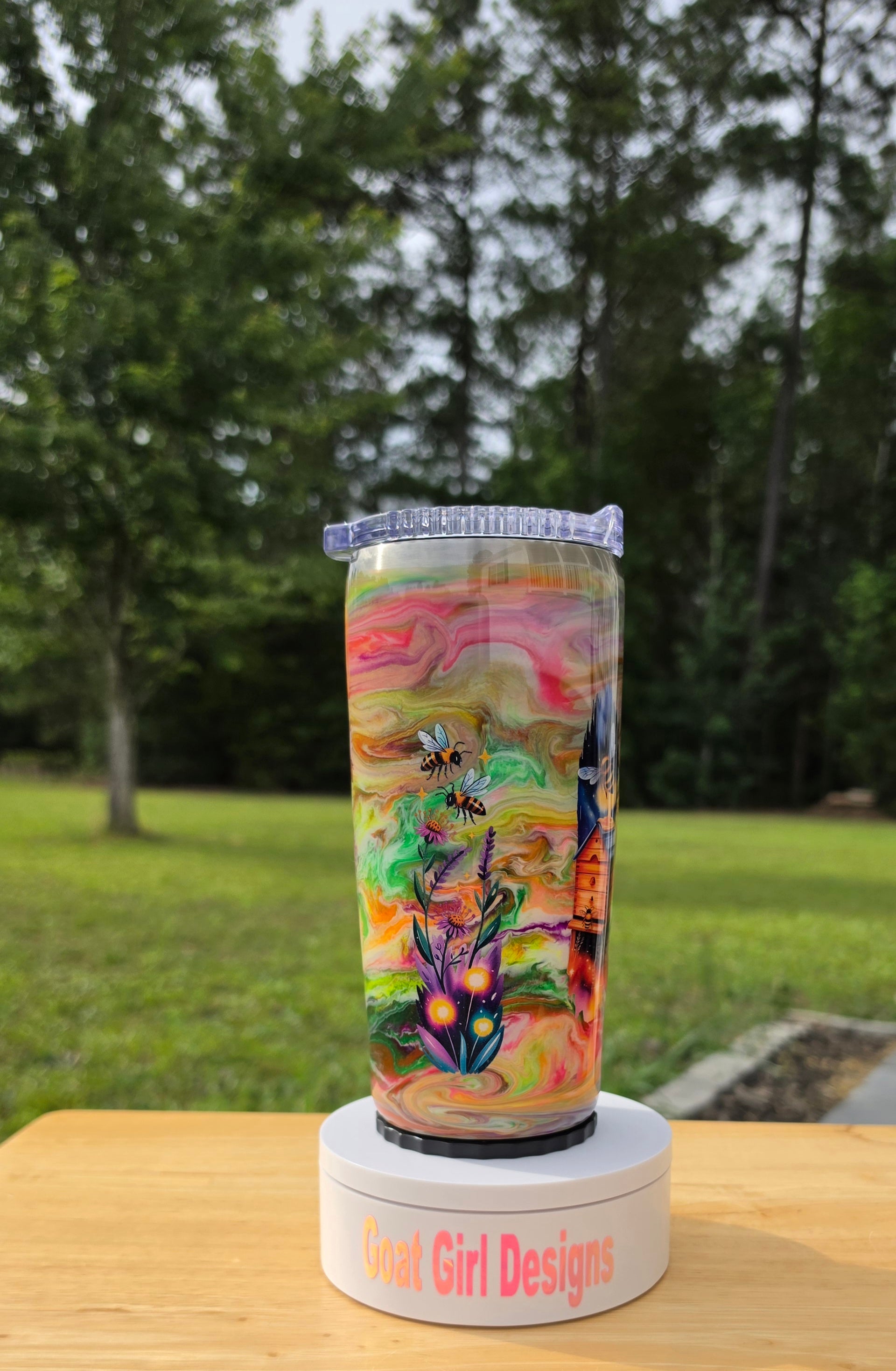 20 oz Strawbler